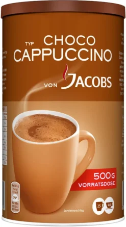 JACOBS Löskaffee Typ Choco Cappuccino 500 G Dose Löslicher Kaffee Mit Kakao -Senseo || Tassimo Verkäufe 31d9a9b7d6419757fe5f8865c171d599