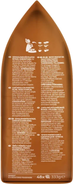 SENSEO Pads Strong Senseopads 4 X 48 Getränke Kaffeepads XXL Packs + 1 Senseo Dose -Senseo || Tassimo Verkäufe 33b762184f8109b743bc40b554c181fe