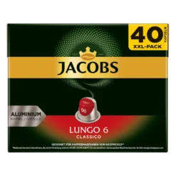 JACOBS Lungo 6 Classico + 8 Intenso - 240 Kapseln XXL-Pack Nespresso®* Kompatibel -Senseo || Tassimo Verkäufe 34778b3d9e2a36823c47bb1675052405