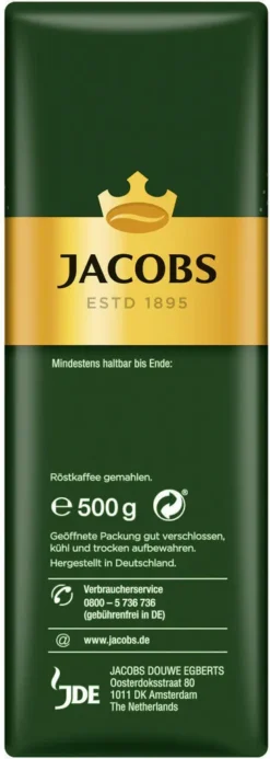 JACOBS Filterkaffee Krönung 6x500g Pulver-Kaffee Gemahlen Röstkaffee 1,5kg -Senseo || Tassimo Verkäufe 3727be2faf9dff5a6748260d68714306