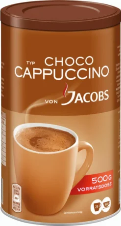 JACOBS Löskaffee Typ Choco Cappuccino 500 G Dose Löslicher Kaffee Mit Kakao -Senseo || Tassimo Verkäufe 374d70a8ed16e61ced6e110c5f29222d