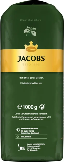 JACOBS Kaffeebohnen Krönung Crema 3 Kg Ganze Geröstete Bohnen + 1 Jacobs Barista Becher + 1 Dose 12 JACOBS Kaffeebohnen Krönung Crema 3 Kg Ganze Geröstete Bohnen + 1 Jacobs Barista Becher + 1 Dose -Senseo || Tassimo Verkäufe 38d6771995c6fbb237fd430269d4d8b1