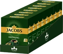JACOBS Krönung Löslicher Kaffee 8 X 20 Getränke Sticks Instantkaffee -Senseo || Tassimo Verkäufe 38ec236ccd2ab27c5b3d713a80e6a6ae 1