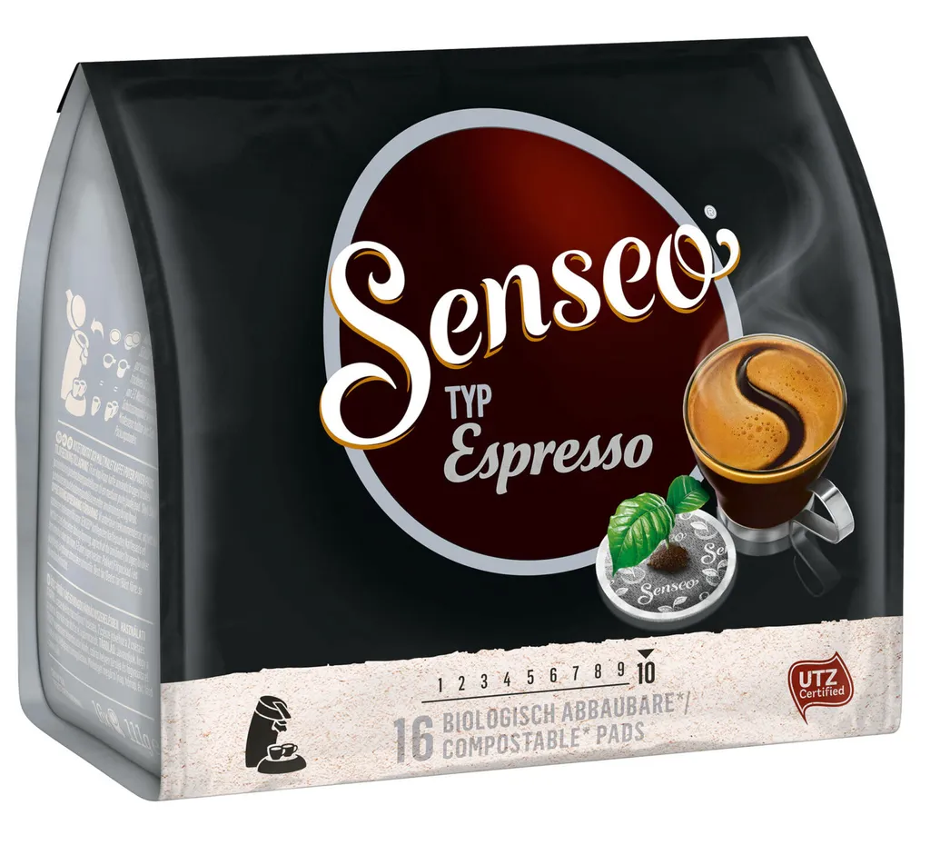 SENSEO Pads Typ Espresso UTZ 5 X 16 Senseopads - 80 Getränke Pads 3 SENSEO Pads Typ Espresso UTZ 5 X 16 Senseopads - 80 Getränke Pads – Bild 3