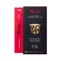 Kaffeekapseln, TURABO, Karamell, 10 Nespresso-kompatible Kapseln, 54gr -Senseo || Tassimo Verkäufe 3b460531f072a21b198b8c94b1ebda14