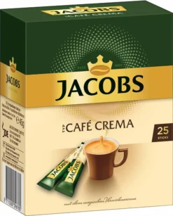 JACOBS Typ Cafe Crema Löslicher Kaffee 12 X 25 Sticks 11 JACOBS Typ Cafe Crema Löslicher Kaffee 12 X 25 Sticks -Senseo || Tassimo Verkäufe 3d4a5a413d57f62000054ae409e0a4c9