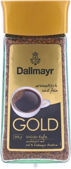 Dallmayr Gold | Löslicher Kaffee | 200g-Glas 5 Dallmayr Gold | Löslicher Kaffee | 200g-Glas -Senseo || Tassimo Verkäufe 3e6adb8764ccb0b53e0d342b29643ff9