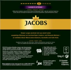 JACOBS Kapseln Nespresso®* Kompatibel 5x20 Lungo 8 Intenso+ 5x20 Decaffeinato 6 -Senseo || Tassimo Verkäufe 3f95c878483bc77239e88bbc1b1dc252