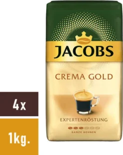 JACOBS Expertenröstung Crema Kaffee Ganze Bohne 4 X 1 Kg Kaffeebohnen 9 JACOBS Expertenröstung Crema Kaffee Ganze Bohne 4 X 1 Kg Kaffeebohnen -Senseo || Tassimo Verkäufe 40070be16d8064beb47e7667b08d9a6b