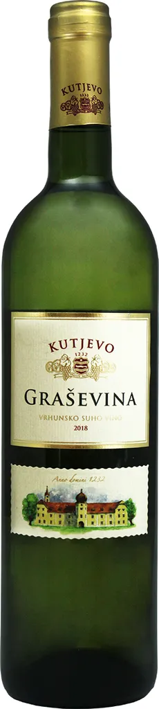 Kutjevo Graševina 0,75 Ltr. - Weißwein - Slavonien - Kroatien