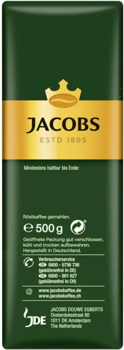 JACOBS Filterkaffee Krönung Mild 6 X 500 G Kaffee Gemahlen + 1 Becher + 1 Dose 14 JACOBS Filterkaffee Krönung Mild 6 X 500 G Kaffee Gemahlen + 1 Becher + 1 Dose -Senseo || Tassimo Verkäufe 421f7a9f04e031ddbb1be1bf30dc2bd1 1