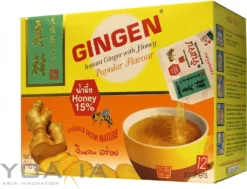 GINGEN Instant Ingwer Getränk Mit 15% Honig 216g | Instant Ginger With Honey