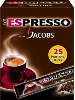 Jacobs Typ Espresso Sticks | Löslicher Kaffee | 25 Portionen 18 Jacobs Typ Espresso Sticks | Löslicher Kaffee | 25 Portionen -Senseo || Tassimo Verkäufe 488f1480f0411036b58a4f153a7f2a67