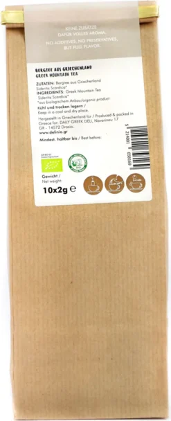 Griechischer Bio Bergtee Sideritis Scardica Vorratspack 30 Teebeutel Von Delinio Vom Olymp -Senseo || Tassimo Verkäufe 4a94387638c8a9fa69b3a71fed1ff047