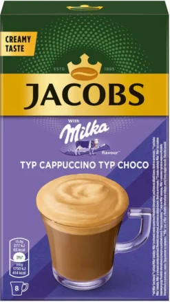 JACOBS Löskaffee Typ Cappuccino Milka* Geschmack 10 X 8 Sticks - 80 Getränke -Senseo || Tassimo Verkäufe 4bc167e43d630fd8f4952981e543bfc8