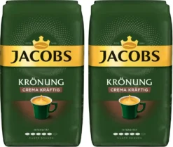 JACOBS Kaffeebohnen Krönung Crema Kräftig 2 X 1kg Ganze Kaffee Bohnen + 1 Aluminium Dose Im Barista-Design 11 JACOBS Kaffeebohnen Krönung Crema Kräftig 2 X 1kg Ganze Kaffee Bohnen + 1 Aluminium Dose Im Barista-Design -Senseo || Tassimo Verkäufe 4c6a9cbace6892285f86a479868a2956