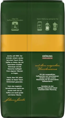 JACOBS Kaffeebohnen Krönung Crema Kräftig 2 X 1kg Ganze Kaffee Bohnen + 1 Aluminium Dose Im Barista-Design 15 JACOBS Kaffeebohnen Krönung Crema Kräftig 2 X 1kg Ganze Kaffee Bohnen + 1 Aluminium Dose Im Barista-Design -Senseo || Tassimo Verkäufe 4d508ba7fc143066fb56757abdde1bae 3