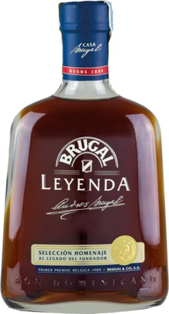 Brugal LEYENDA Selección Homenaje 38% Vol. 0,7 L + GB