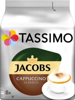 Tassimo Jacobs Cappuccino Classico (5 X 8 Getränke) -Senseo || Tassimo Verkäufe 4d92f0ccbf1a24f279b3b492a698e820