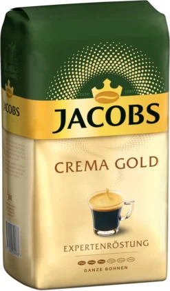JACOBS Kaffeebohnen Expertenröstung Crema Gold 2 X 1 Kg Ganze Kaffee Bohnen + 1 Aluminium Dose Barista Design -Senseo || Tassimo Verkäufe 4e8c84aa4115a45742e8207b4b2cffd0