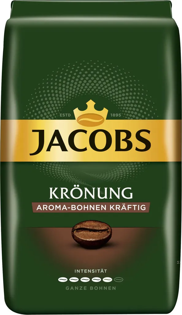 JACOBS Kaffeebohnen Krönung Aroma-Bohne Kräftig 6x500g Ganze Kaffee Bohnen 2 JACOBS Kaffeebohnen Krönung Aroma-Bohne Kräftig 6x500g Ganze Kaffee Bohnen – Bild 2