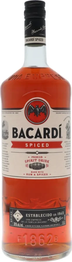 Bacardi Spiced "SPIRIT DRINK -RUM WITH SPICES-" 1,5L Alc. 35% Vol. -Senseo || Tassimo Verkäufe 50ae679f5574e22f843d273f55d91774