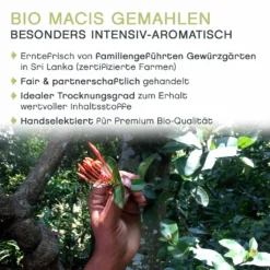 Macis Muskatblüte Gemahlen, BIO, 100g -Senseo || Tassimo Verkäufe 5120eb63c7a9dfb06e5f99e78d88e875