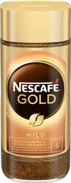 Nescafé® Nescafé Gold Mild | Löslicher Kaffee | 200g-Glas -Senseo || Tassimo Verkäufe 5180226be044506d72c5d1b5cde922e5