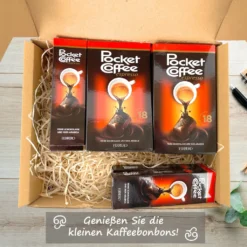 Genussleben Box Mit 700g Ferrero Pocket Coffee Espresso -Senseo || Tassimo Verkäufe 52ed973b2d11bcb157b93a62e4328593