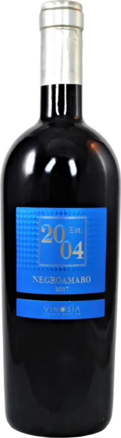 Est. 2004 Negroamaro IGT 2019 Von Vinosia - Apulien (1x0,75l), Trockener Rotwein Aus Apulien