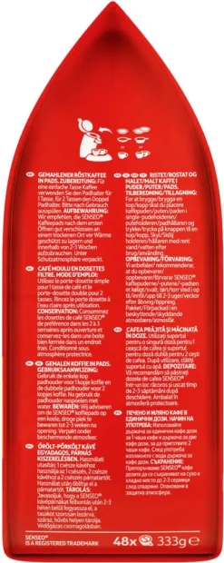 SENSEO Pads Classic Senseopads 4x48 Getränke Kaffeepads XXL Pack + 1 Senseo Dose -Senseo || Tassimo Verkäufe 54d18f1c373f8fa1e295a768e676b931 1
