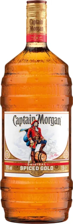 Captain Morgan Original Spiced Gold Barrel Bottle | 35 % Vol | 1,5 L