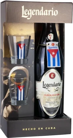 Rum LEGENDARIO Elixir - Geschenk-Set Mit Box