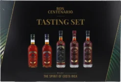 Ron Centenario Rum Tasting Set | Beinhaltet Centenario 9, 12, 18, 20 & 25 | 40 % Vol | 5 X 50 Ml | Insgesamt 0,25 L -Senseo || Tassimo Verkäufe 5acca4bb961c345faab38797660a6347