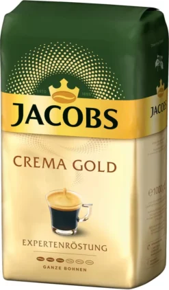 JACOBS Kaffeebohnen Expertenröstung Crema Gold 2 X 1 Kg Ganze Kaffee Bohnen Geröstet -Senseo || Tassimo Verkäufe 5b5c0e1023b4f535e09a217ea741c9a7 1