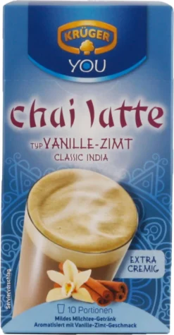 Krüger You Chai Latte Typ Vanille-Zimt Classic India Extra Cremig | 10 Portionen -Senseo || Tassimo Verkäufe 5df7e19cc55817dea244756904721a3b