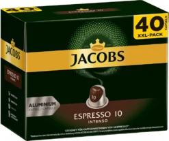 JACOBS Kapseln Espresso Intenso 5 X 40 Nespresso®* Kompatible Kaffeekapseln -Senseo || Tassimo Verkäufe 5e59c4f56ab078f4274b20fbd139f0af