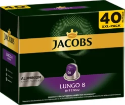 JACOBS Kapseln Lungo Intenso 5 X 40 Nespresso®* Kompatible Kaffeekapseln -Senseo || Tassimo Verkäufe 5ffed38f268b5adcf1b22ac951b000a6