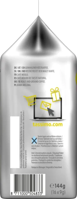 TASSIMO Jacobs Caffè Crema Intenso XL 5er Pack T Discs Kapseln 5 X 16 Getränke -Senseo || Tassimo Verkäufe 661a3ff3d2f935dc1fa3a8ff279b6fba