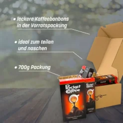 Genussleben Box Mit 700g Ferrero Pocket Coffee Espresso -Senseo || Tassimo Verkäufe 66301d7778ed8cf092c9102ae948edab