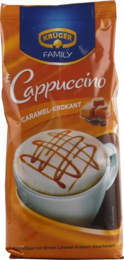 Krüger Family Cappuccino Caramel-Krokant | 500-g-Beutel -Senseo || Tassimo Verkäufe 6788943fc54e551dd7ad596c0dfb4f5b
