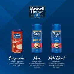 MAXWELL HOUSE Löskaffee Mild Blend Löslicher Kaffee Instantkaffee 2 X 500 G Beutel -Senseo || Tassimo Verkäufe 6813ae3694891d39ca87726889bbbe9e