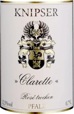 Knipser Clarette Rosé Trocken 2020 (0,75l) Trocken -Senseo || Tassimo Verkäufe 68fc2b8716433a792bc2e94572e6bdc1