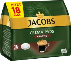 JACOBS Pads Crema Kräftig 270 Getränke - 15x18 Kaffeepads Senseo Kompatibel -Senseo || Tassimo Verkäufe 696b0c3e8aabf5ac3b09c4f39b726a10