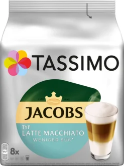 TASSIMO Kapseln 2 X Latte Macchiato Vielfaltspakete + Vivy 2 Schwarz Gratis -Senseo || Tassimo Verkäufe 6adbe18d3adf372511b70a625f7ba564