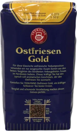 Teekanne Ostfriesen Gold Schwarzer Tee | Loser Tee | 500g -Senseo || Tassimo Verkäufe 6c2bc11e49e3c2595f997acd4c33c172