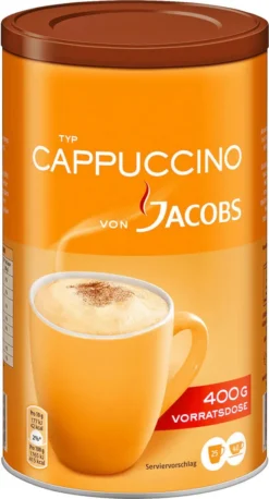JACOBS Typ Cappuccino 6 Dosen 6 X 400 G -Senseo || Tassimo Verkäufe 6c3292bdb8d860446ff17cc71f18a0b9