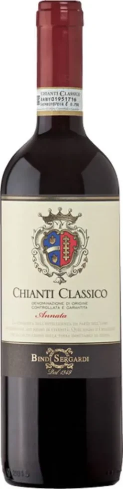 Chianti Classico DOCG Bindi Sergardi Annata Toskana | Italien | 13,50% Vol | 0,75 L