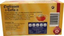 Teekanne Ostfriesen Teefix Schwarzer Tee Harmonisch Kräftig 140g -Senseo || Tassimo Verkäufe 709179dbd08feccf8b1ef3644ab50279