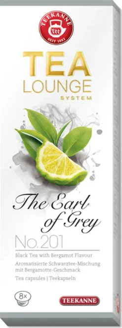 Teekanne The Earl Of Grey, Tea Pod, Schwarzer Tee, Bergamotte, Hartpapier